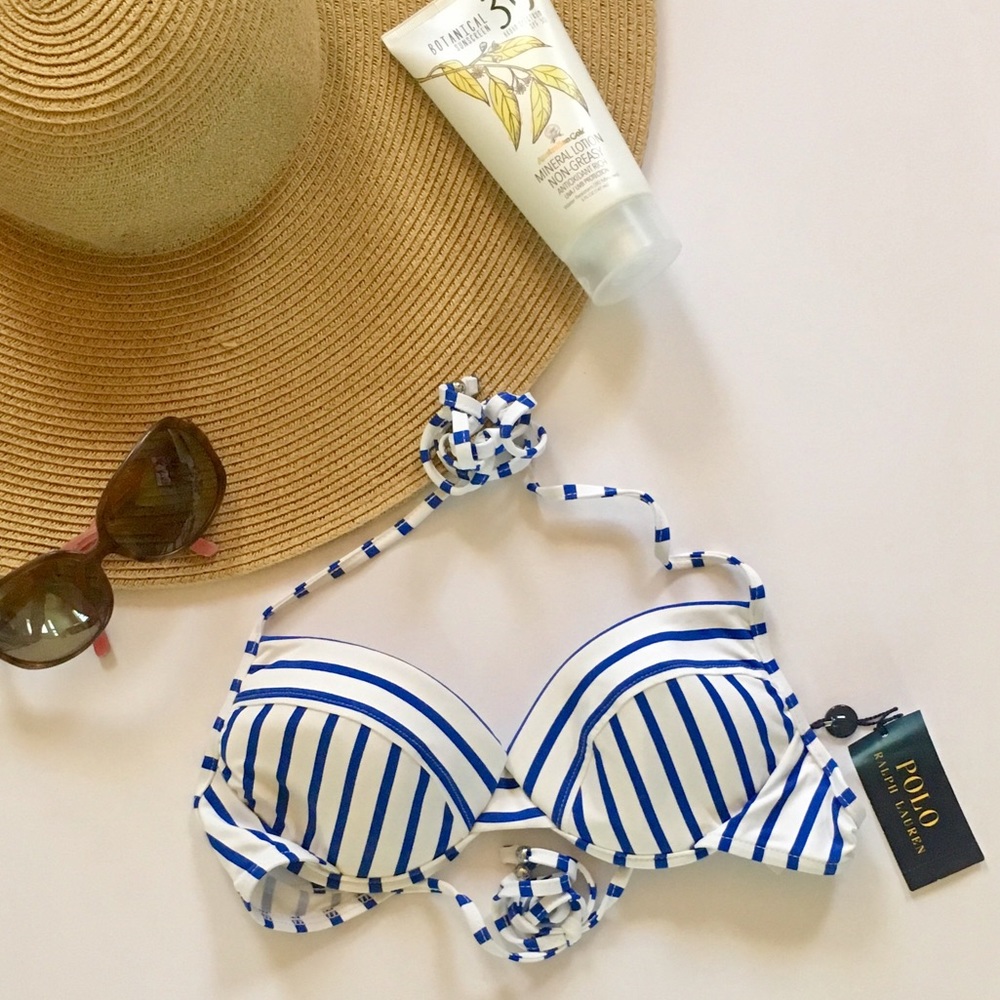 Polo Ralph Lauren Bikini Top, sz Small, underwire